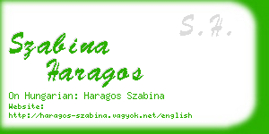 szabina haragos business card